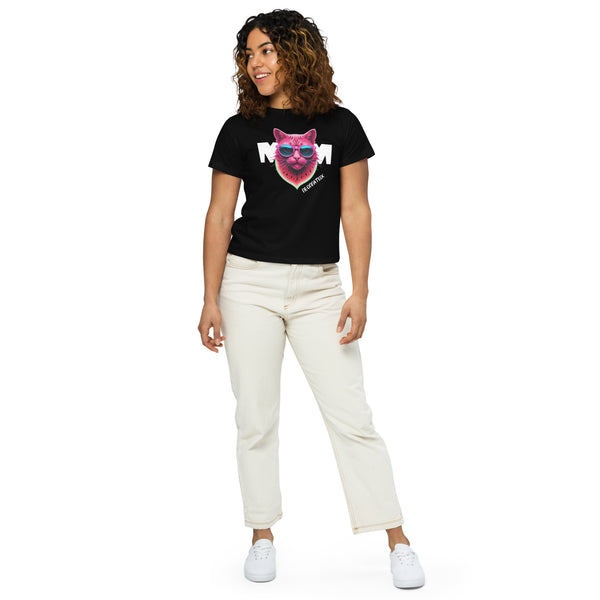 Cool Cat NEONNATRIX Women’s high-waisted tee